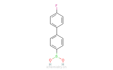 CAS:140369-67-1_4-(4-氟苯基)苯硼酸的分子结构