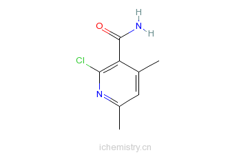 CAS:140413-44-1_2-Chloro-4,6-dimethylpyridine-3-carboxamideķӽṹ