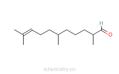 CAS:141-13-9_2,6,10-三甲基-9-烯-十一醛的分子结构