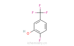 CAS:141483-15-0_2-氟-5-三氟甲基苯酚的分子结构