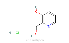 CAS:14173-30-9_3-羟基-2-羟甲基吡啶盐酸盐的分子结构