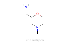 CAS:141814-57-5_4-甲基吗啉-2-甲胺的分子结构
