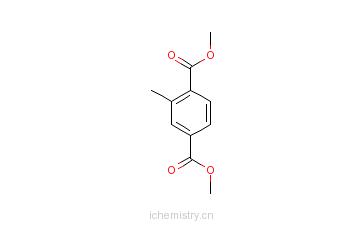 CAS:14186-60-8_2-甲基-1,4-苯二甲酸二甲酯的分子结构