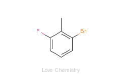 CAS:1422-54-4_2-溴-6-氟甲苯的分子结构