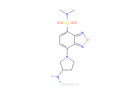 CAS:143112-49-6_(R)-(?)-4-(3-Aminopyrrolidino)-7-(N,N-dimethylsulfamoyl)ķӽṹ