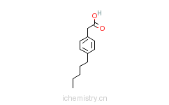 CAS:14377-21-0_4-戊基苯乙酸的分子结构