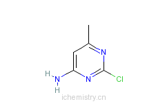 CAS:14394-60-6_2-氯-4-氨基-6-甲基嘧啶的分子结构