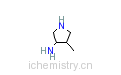 CAS:144238-35-7_(3S,4R)-4-甲基-3-氨基吡咯烷的分子结构