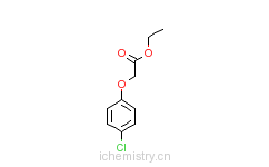 CAS:14426-42-7_4-氯苯氧乙酸乙酯的分子结构