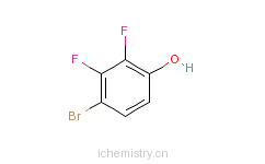 CAS:144292-32-0_4-溴-2,3-二氟苯酚的分子结构