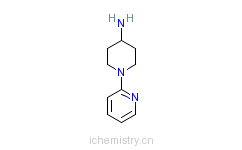 CAS:144465-94-1_1-(吡啶-2-基)哌啶-4-胺的分子结构