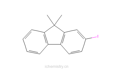 CAS:144981-85-1_2-碘-9,9-二甲基芴的分子结构