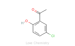 CAS:1450-74-4_2-羟基-5-氯苯乙酮的分子结构