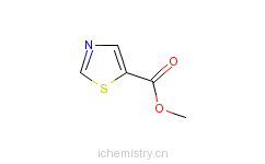 CAS:14527-44-7_5-噻唑甲酸甲酯的分子结构