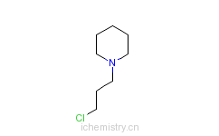 CAS:1458-63-5_N-(3-氯丙基)哌啶的分子结构