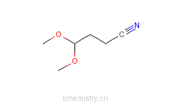 CAS:14618-78-1_4,4-二甲氧基丁腈的分子结构