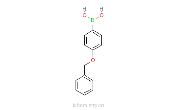 CAS:146631-00-7_4-苄氧基苯硼酸的分子结构