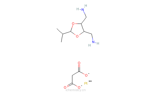CAS:146665-77-2_依铂的分子结构