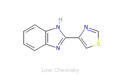 CAS:148-79-8_噻苯咪唑的分子结构