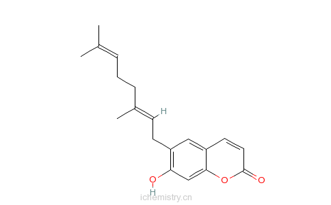 CAS:148-83-4_欧前胡素的分子结构