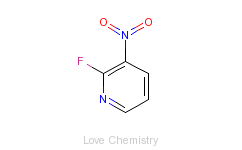 CAS:1480-87-1_2-氟-3-硝基吡啶的分子结构