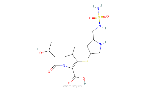 CAS:148016-81-3_多尼培南的分子结构