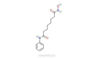 CAS:149647-78-9_伏立诺他的分子结构