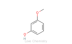 CAS:150-19-6_3-甲氧基苯酚的分子结构