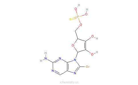 CAS:150418-07-8_8-Bromoguanosine-3,5-Cyclic Monophosphorothioateķӽṹ