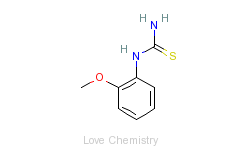CAS:1516-37-6_2-甲氧基苯基硫脲的分子结构