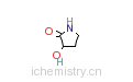 CAS:15166-68-4_3-羟基-2-吡咯烷酮的分子结构