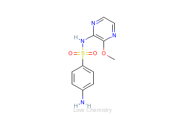 CAS:152-47-6_磺胺林的分子结构