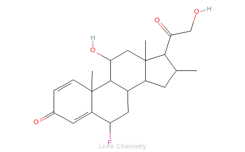 CAS:152-97-6_氟可龙的分子结构