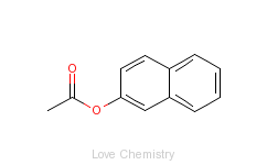 CAS:1523-11-1_乙酸-2-萘酯的分子结构