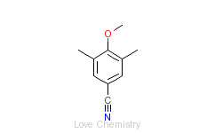 CAS:152775-45-6_3,5-二甲基-4-甲氧基苯甲腈的分子结构