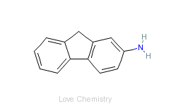 CAS:153-78-6_2-氨基芴的分子结构