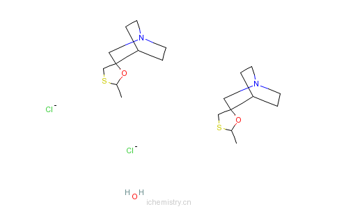 CAS:153504-70-2_盐酸西维美林的分子结构