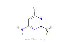 CAS:156-83-2_2,4-二氨基-6-氯嘧啶的分子结构