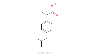 CAS:15687-27-1_布洛芬的分子结构
