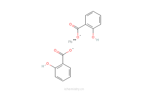 CAS:15748-73-9_水杨酸铅的分子结构