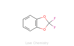 CAS:1583-59-1_2,2-二氟-1,3-苯并二恶茂的分子结构