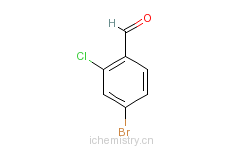 CAS:158435-41-7_2-氯-4-溴苯甲醛的分子结构
