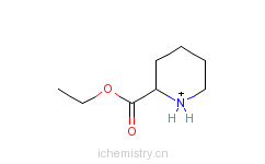 CAS:15862-72-3_2-哌啶甲酸乙酯的分子结构