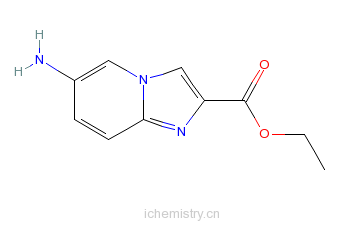 CAS:158980-21-3_6-氨基咪唑并[1,2-a]吡啶-2-甲酸乙酯的分子结构