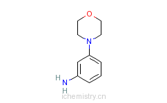 CAS:159724-40-0_3-(4-吗啉基)苯胺的分子结构