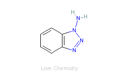 CAS:1614-12-6_1-氨基苯并三唑的分子结构