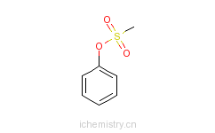 CAS:16156-59-5_甲磺酸苯酯的分子结构