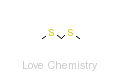 CAS:1618-26-4_二甲硫基甲烷的分子结构