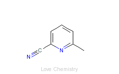 CAS:1620-75-3_6-甲基-2-吡啶腈的分子结构