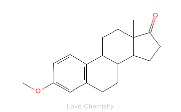 CAS:1624-62-0_3-甲氧基雌酮的分子结构